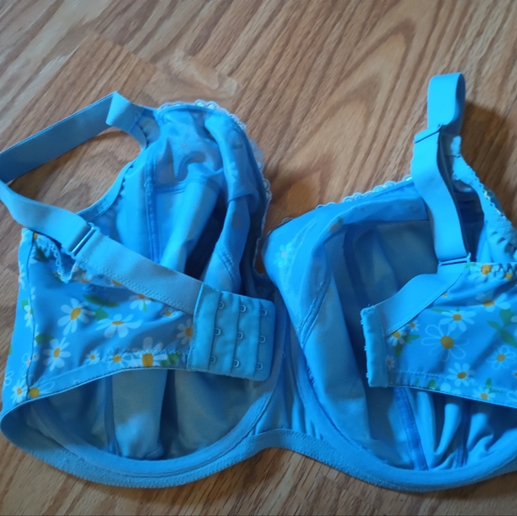 Floral Blue Bra - Picture 9 of 9